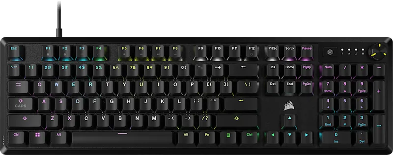 Corsair K70 CORE RGB gaming keyboard (image courtesy of the manufacturer)